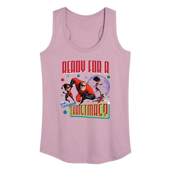 Disney The Incredibles - Holiday - Ready For A Super Christmas - Women's Racerback Tank Top