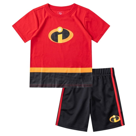 Disney The Incredibles Short Sleeve T-Shirt and Shorts Set (Boys), 2 Piece Set, Sizes 2T-8