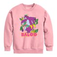 thumbnail image 1 of Disney - The Jungle Book - Baloo Stickers - Boys Crew Fleece Sweatshirt, 1 of 4