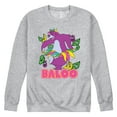 thumbnail image 1 of Disney - The Jungle Book - Baloo Stickers - Men's Crew Fleece Sweatshirt, 1 of 5