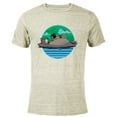 thumbnail image 1 of Disney The Jungle Book Baloo and Mowgli - Short Sleeve Blended T-Shirt for Adults - Customized-Yellow, 1 of 5