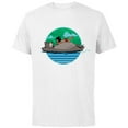 thumbnail image 1 of Disney The Jungle Book Baloo and Mowgli - Short Sleeve Cotton T-Shirt for Adults - Customized-White, 1 of 5
