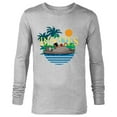 thumbnail image 1 of Disney The Jungle Book Bear Necessities 55th Anniversary - Long Sleeve T-Shirt for Men - Customized-Athletic Heather, 1 of 5