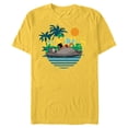 thumbnail image 1 of Disney The Jungle Book Bear Necessities 55th Anniversary - Short Sleeve Blended T-Shirt for Adults - Customized-Yellow, 1 of 5