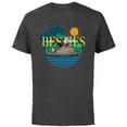 thumbnail image 1 of Disney The Jungle Book Bear Necessities 55th Anniversary - Short Sleeve Cotton T-Shirt for Adults - Customized-Charcoal, 1 of 5