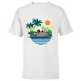 thumbnail image 1 of Disney The Jungle Book Bear Necessities 55th Anniversary - Short Sleeve T-Shirt for Kids - Customized-White, 1 of 5