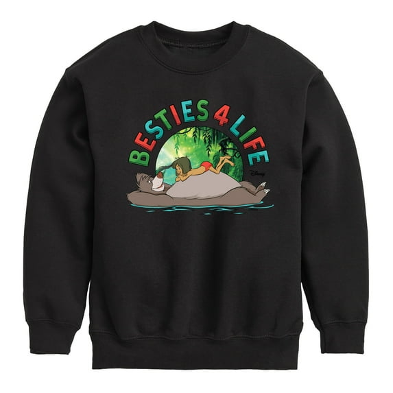 Disney - The Jungle Book - Besties 4 Life - Boys Crew Fleece Sweatshirt