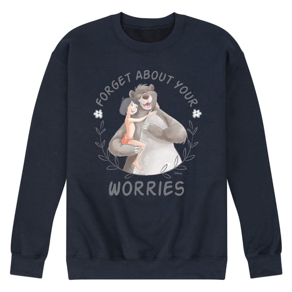 Disney - The Jungle Book - Forget About Your Worries - Men's Crew Fleece Sweatshirt