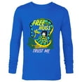 thumbnail image 1 of Disney The Jungle Book Free Hugs Trust Me - Long Sleeve T-Shirt for Men - Customized-Navy, 1 of 5