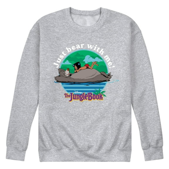 Disney - The Jungle Book - Just Bear With Me - Men's Crew Fleece Sweatshirt