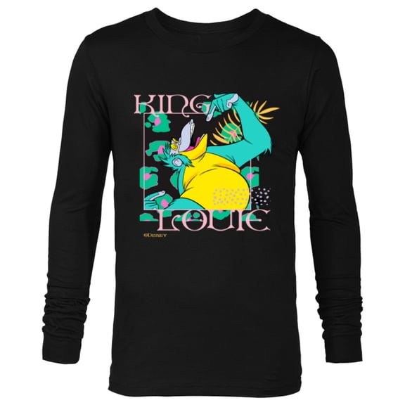 Disney The Jungle Book King King Louie 55th Anniversary - Long Sleeve T-Shirt for Men - Customized-Black