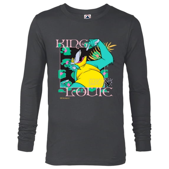Disney The Jungle Book King King Louie 55th Anniversary - Long Sleeve T-Shirt for Men - Customized-Charcoal Heather