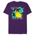 thumbnail image 1 of Disney The Jungle Book King King Louie 55th Anniversary - Short Sleeve Blended T-Shirt for Adults - Customized-Purple, 1 of 5