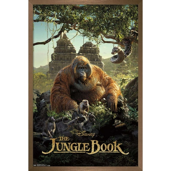 Disney The Jungle Book - King Louie Wall Poster, 14.725" x 22.375", Framed