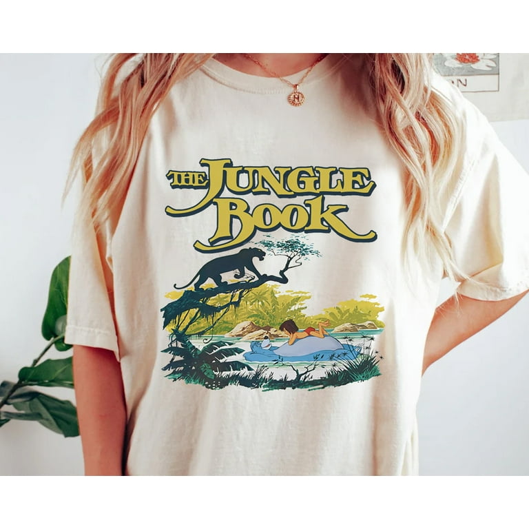 Disney The Jungle Book Mowgli Baloo Bagheera Comic Retro Shirt Magic Kingdom Unisex T shirt Family Birthday Gift Adult Kid Toddler Tee Walmart