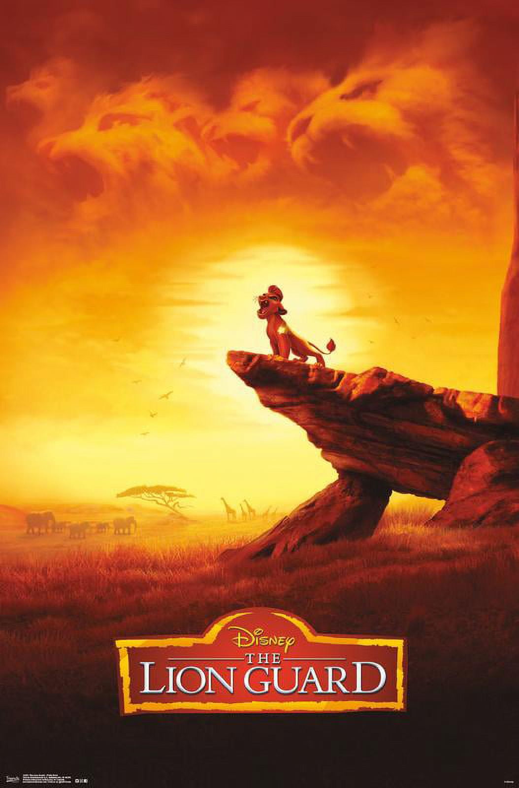 Disney The Lion Guard - Pride Rock Wall Poster, 22.375" x 34"