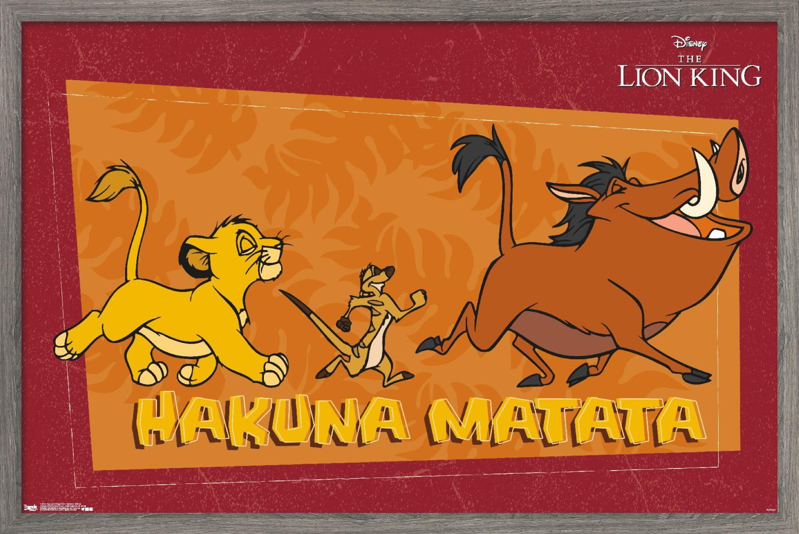 Disney The Lion King 1994 - Hakuna Matata Wall Poster, 22.375