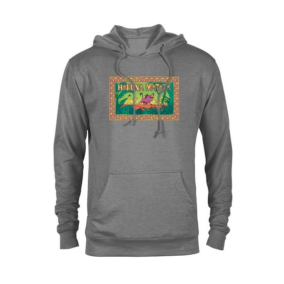 Disney The Lion King 30th Anniversary Hakuna Matata Retro - Pullover Hoodie for Adults - Customized-Athletic Heather