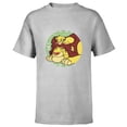 thumbnail image 1 of Disney The Lion King 30th Anniversary Mufasa & Simba Retro - Short Sleeve T-Shirt for Kids - Customized-Athletic Heather, 1 of 5