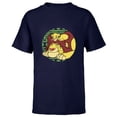 thumbnail image 1 of Disney The Lion King 30th Anniversary Mufasa & Simba Retro - Short Sleeve T-Shirt for Kids - Customized-Navy, 1 of 5
