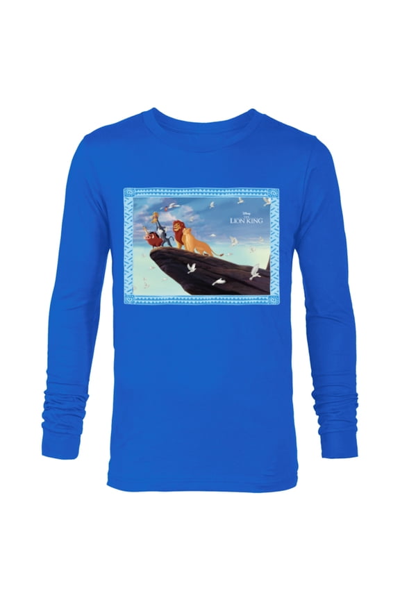 The Lion King 30th Anniversary Pride Rock Finale - Long Sleeve T-Shirt for Men - Customized-Navy