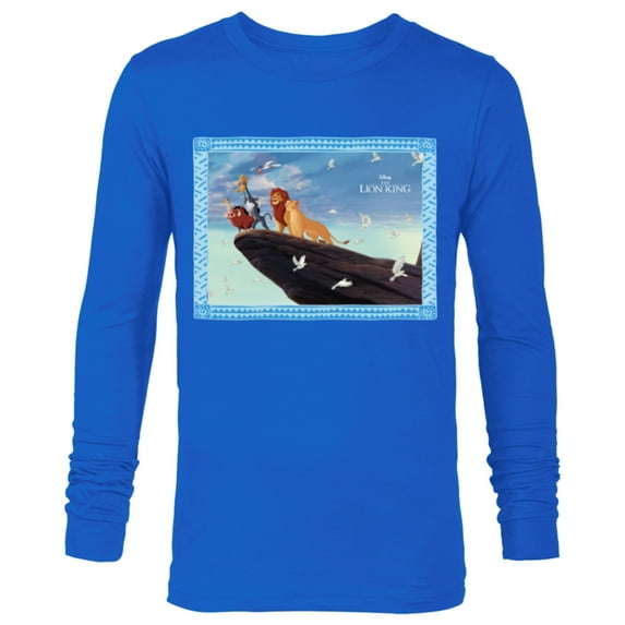 Disney The Lion King 30th Anniversary Pride Rock Finale - Long Sleeve T-Shirt for Men - Customized-Navy