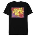 thumbnail image 1 of Disney The Lion King 30th Anniversary Simba & Nala Cubs - Short Sleeve Blended T-Shirt for Adults - Customized-Black, 1 of 5