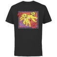 thumbnail image 1 of Disney The Lion King 30th Anniversary Simba & Nala Cubs - Short Sleeve Cotton T-Shirt for Adults - Customized-Black, 1 of 5