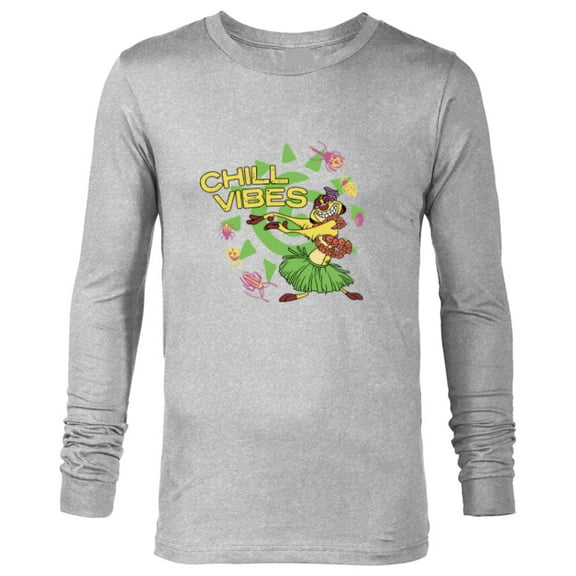 Disney The Lion King 30th Anniversary Timon Hula Chill Vibes - Long Sleeve T-Shirt for Men - Customized-Athletic Heather