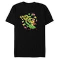 thumbnail image 1 of Disney The Lion King 30th Anniversary Timon Hula Chill Vibes - Short Sleeve Blended T-Shirt for Adults - Customized-Black, 1 of 5