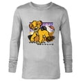 thumbnail image 1 of Disney The Lion King 30th Anniversary Wood Block Style Simba - Long Sleeve T-Shirt for Men - Customized-Athletic Heather, 1 of 5