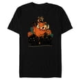 thumbnail image 1 of Disney The Lion King 30th Timon Pumbaa Worried ‘Bout Nothing - Short Sleeve Blended T-Shirt for Adults - Customized-Black, 1 of 5