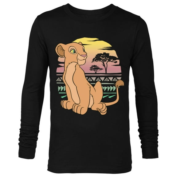 Disney The Lion King 90s Nala - Long Sleeve T-Shirt for Men -Customized-Black