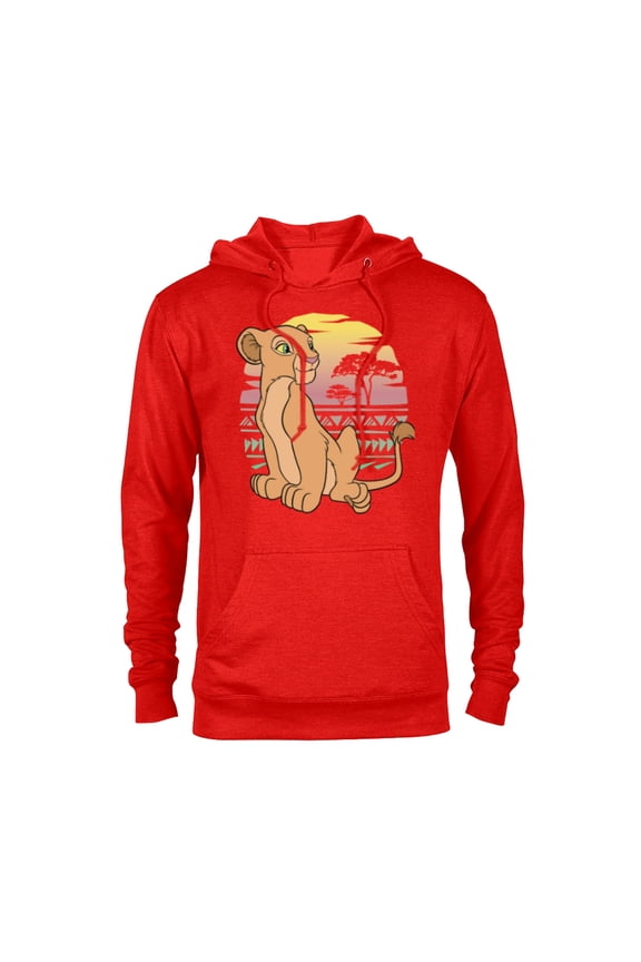 The Lion King 90s Nala - Pullover Hoodie for Adults -Customized-Red Heather