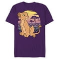 thumbnail image 1 of Disney The Lion King 90s Nala - Short Sleeve Blended T-Shirt for Adults -Customized-Purple, 1 of 5