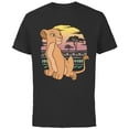 thumbnail image 1 of Disney The Lion King 90s Nala - Short Sleeve Cotton T-Shirt for Adults -Customized-Black, 1 of 5