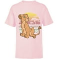thumbnail image 1 of Disney The Lion King 90s Nala - Short Sleeve T-Shirt for Kids -Customized-Soft Pink, 1 of 5