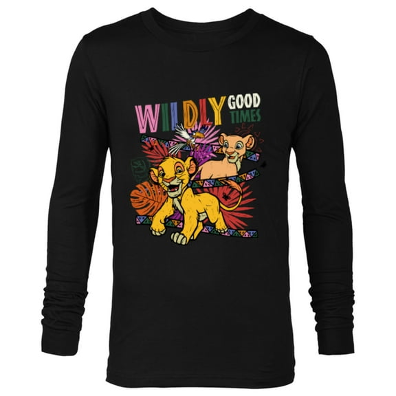 Disney The Lion King Anniversary Cubs Wildly Good Times - Long Sleeve T-Shirt for Men - Customized-Black