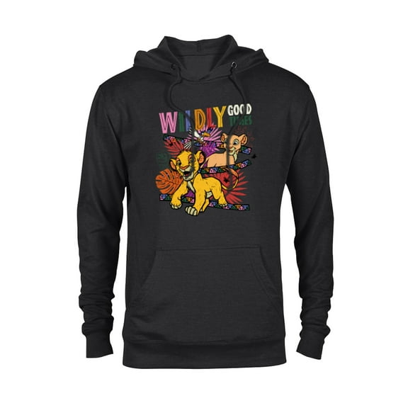 Disney The Lion King Anniversary Cubs Wildly Good Times - Pullover Hoodie for Adults - Customized-Black