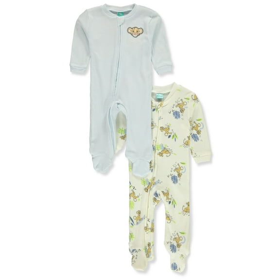 Disney The Lion King Baby Boys' 2-Pack Coveralls - orange, 3 - 6 months (Newborn)