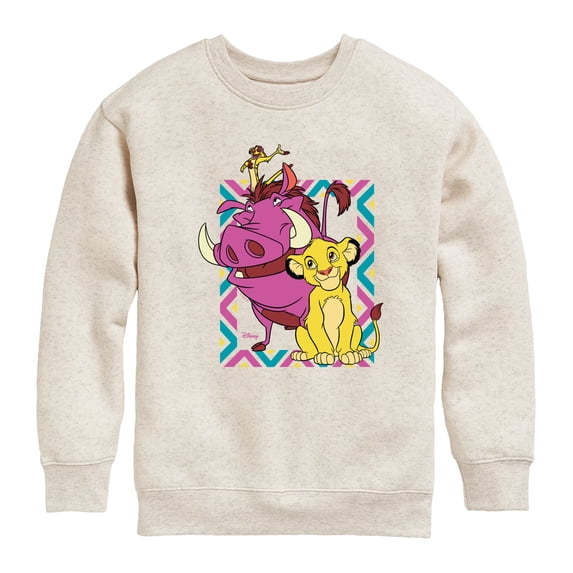 Disney - The Lion King Boys' Graphic Long Sleeve Fleece Sweatshirt