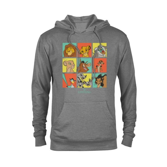 Disney The Lion King Characters 90s Grid - Pullover Hoodie for Adults - Customized-Athletic Heather