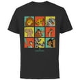 thumbnail image 1 of Disney The Lion King Characters 90s Grid - Short Sleeve Cotton T-Shirt for Adults - Customized-Black, 1 of 5