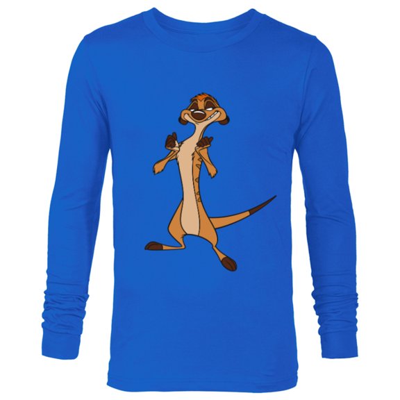 Disney The Lion King Confident Timon - Long Sleeve T-Shirt for Men -Customized-Royal