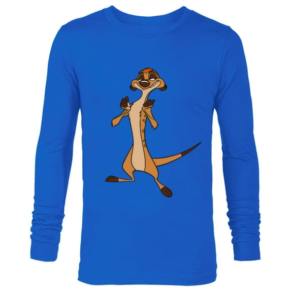 Disney The Lion King Confident Timon - Long Sleeve T-Shirt for Men -Customized-Royal