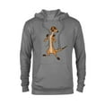thumbnail image 1 of Disney The Lion King Confident Timon - Pullover Hoodie for Adults -Customized-Graphite Heather, 1 of 5
