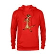 thumbnail image 1 of Disney The Lion King Confident Timon - Pullover Hoodie for Adults -Customized-Red Heather, 1 of 5