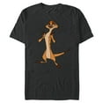 thumbnail image 1 of Disney The Lion King Confident Timon - Short Sleeve Blended T-Shirt for Adults -Customized-Dark Heather, 1 of 5