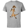 thumbnail image 1 of Disney The Lion King Confident Timon - Short Sleeve Cotton T-Shirt for Adults -Customized-Athletic Heather, 1 of 5