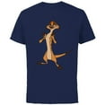 thumbnail image 1 of Disney The Lion King Confident Timon - Short Sleeve Cotton T-Shirt for Adults -Customized-Navy, 1 of 5